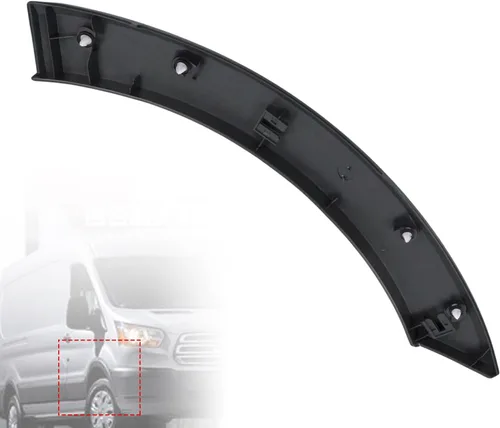 Miniatura 8 de Moldura Trim para guardabarros de puerta delantera derecha, panel de arco de rueda, lado del pasajero, compatible con Ford Transit-150 Transit-250