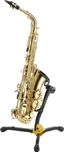 Miniatura 2 de Hercules Stands DS630BB Soporte para saxofón alto/tenor con agarre automático, color negro