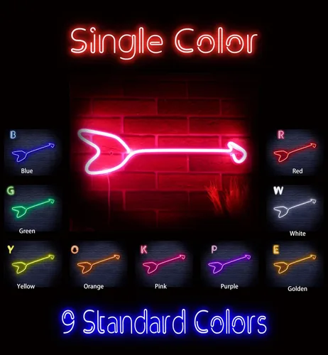 Miniatura 2 de AdvPro Flecha Flex Silicona LED Neon Sign - Azul - st16s42-fnu0220-b