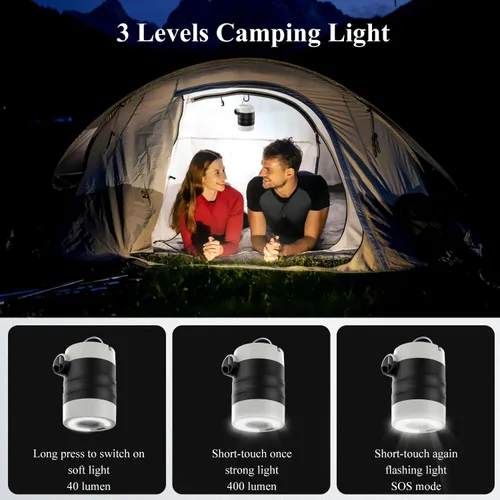 Miniatura 5 de Air Pump for Inflatables, Electric Air Pump with 1400 mAh Rechargeable Battery, Tiny and Portable Air Pump with Camping Light, Quick Inflate Deflate