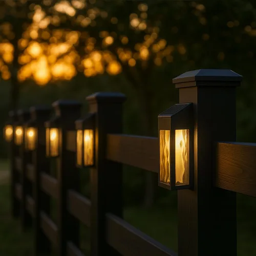 Miniatura 9 de Classy Caps SWL888 - Lámpara Lancaster de aluminio negro para cubierta y pared (paquete de 2) - Iluminación LED solar para exteriores, aluminio