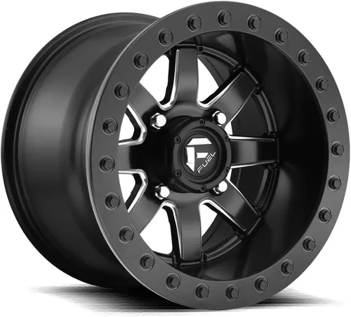 Miniatura 3 de Fuel UTV D938 Maverick Beadlock 18x7 4x156 +1.496 in Negro/Llanta Fresada 18" Pulgadas MT-BLK-MIL
