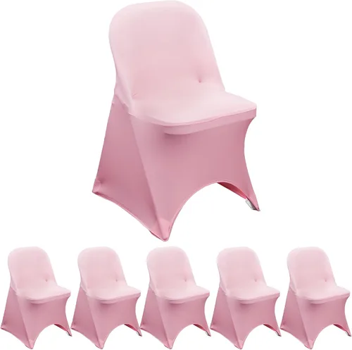 Miniatura 25 de YOUR CHAIR COVERS - Funda para silla plegable de elastano azul claro - Funda de cojín tapizada plegable elástica ajustable extraíble lavable