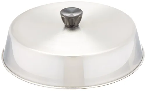 Miniatura 3 de American METALCRAFT, Inc. American Metalcraft BA840S - Cubierta redonda de acero inoxidable de 8 pulgadas con perilla, 2 pulgadas de alto