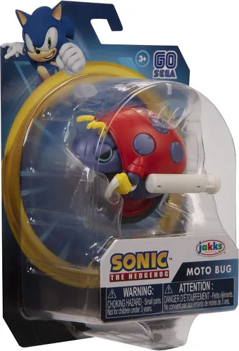 Miniatura 8 de Sonic The Hedgehog Figura de acción de 2.5 pulgadas Moto Bug juguete coleccionable