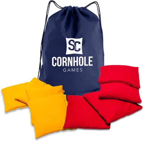 Miniatura 21 de Bolsas de cornhole resistentes al clima (juego de 8) - Tamaño/peso profesional de regulación (16 oz) - Uso en tableros de cornhole profesionales