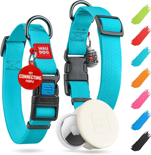 Miniatura 11 de WAUDOG Collar de Perro Impermeable - Collar de Perro Ajustable para Perros Grandes, Pequeños y Medianos - Collar de Perro Desmontable Impermeable