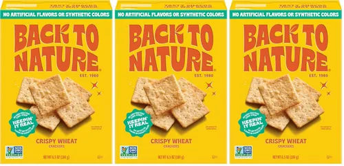 Miniatura 9 de Back To Nature, Galletas crujientes de trigo, 6.5 onzas