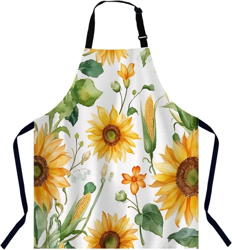 Miniatura 19 de Delantal de chef con patrón geométrico azteca, delantal de cocina y horneado para hombres y mujeres, delantal de cocina, delantal de carnicería