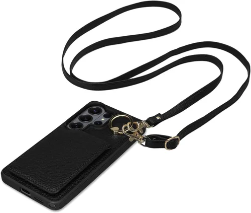 Miniatura 41 de Funda para iPhone 14 Pro Max de 6.7'', Funda Cartera Cruzada Desmontable con Ranuras para Tarjetas con Bloqueo RFID, Soporte de Anillo de 360°