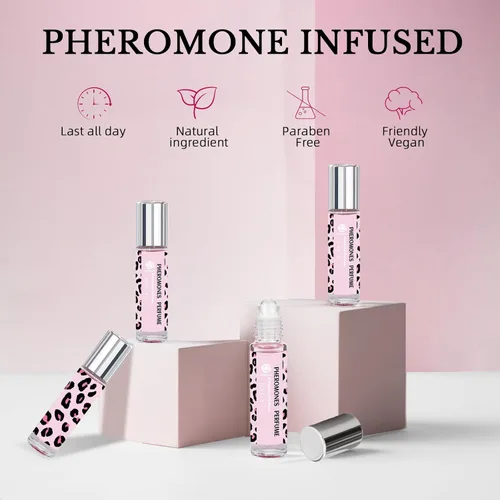 Miniatura 2 de Perfumes con feromonas para mujeres, aceite de perfume roll on de larga duración 0.34 fl.oz (10ml)