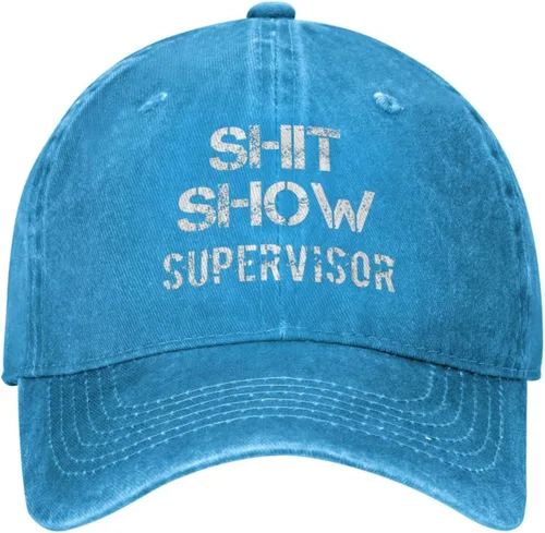 Miniatura 15 de Shit Show Supervisor Hat para mujer, gorra de béisbol vintage