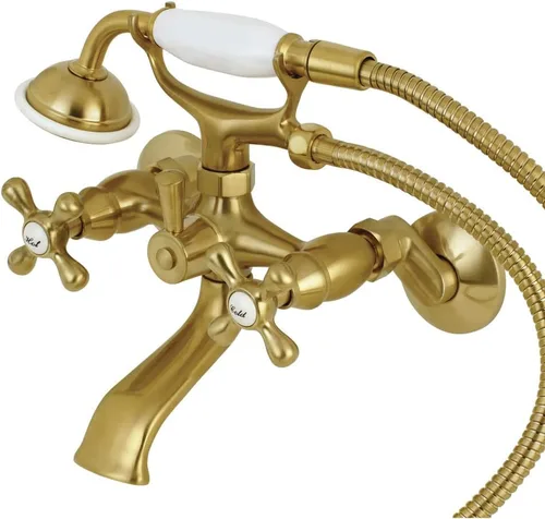 Miniatura 17 de Kingston Brass KS265 Clawfoot canilla para la bañera, KS265PB Latón pulido
