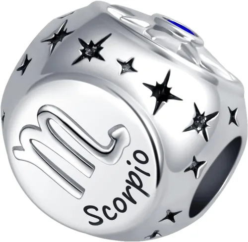 Miniatura 2 de 12 horóscopo, signo del zodiaco, constelaciones, piedra natal, cuentas de cumpleaños para dijes pulsera y collar