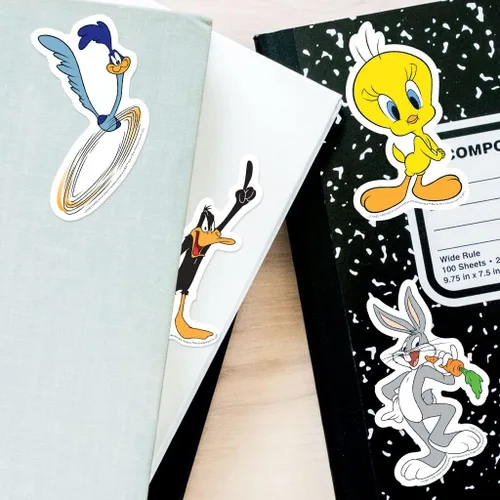 Miniatura 2 de Paper House Productions Looney Tunes - Adhesivos de vinilo troquelados de 3 pulgadas (4 piezas)