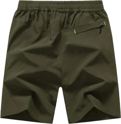 Miniatura 3 de TBMPOY Pantalones cortos de senderismo para hombre de 7 pulgadas, de secado rápido, atléticos, gimnasio, deportes al aire libre, entrenamiento