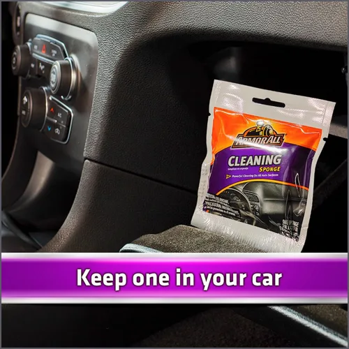 Miniatura 2 de Armor All Esponja de limpieza para automóviles, suministros de lavado de autos para automóviles, camiones y motocicletas, amarillo