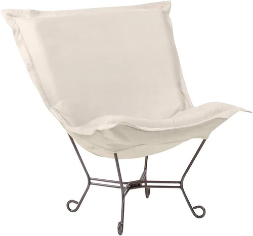 Miniatura 36 de Howard Elliott Collection Avanti Pecan - Silla de asiento oscilante con funda, silla multiusos de mariposa con marco de titanio, muebles de patio