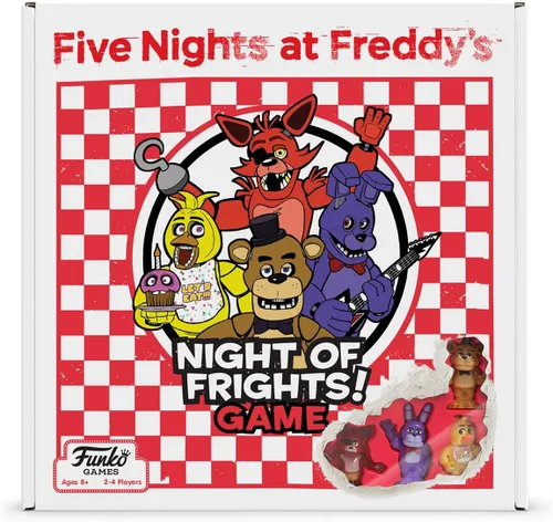 Miniatura 2 de Funko Games Five Nights at Freddy's Night of Frights! Juego de mesa Incluye 4 figuras esculpidas 2-4 jugadores, a partir de 8 años