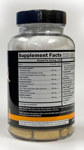 Miniatura 2 de CONTROLLED LABS Paquete de salud general, 45 porciones de tríada naranja, 90 unidades Orange Health IQ, 120 unidades de aceite de pescado de oximega