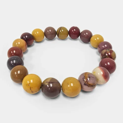 Miniatura 24 de Gem Avenue Handmade Round Bead Stretch Bracelet Unisex Natural Stone Beaded Jewelry for Men & Women, Elastic Wristband for Daily Wear