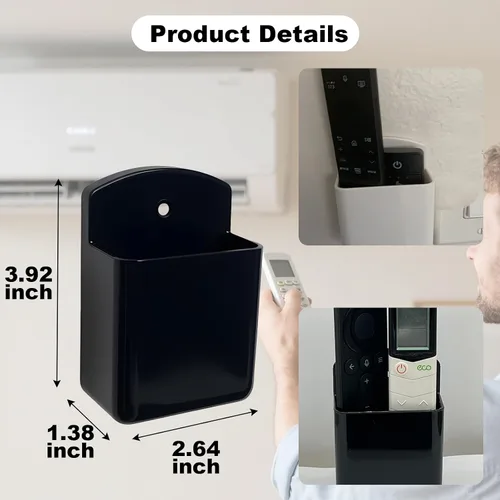 Miniatura 2 de 2 soportes de pared para control remoto, adhesivo para TV de CA, soporte de control remoto de pared para almacenamiento de oficina