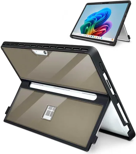 Miniatura 10 de Funda para Microsoft Surface Pro 11/10/9/8 de 13 pulgadas, con cubierta de stent y correa de mano, todo en uno a prueba de golpes, funda resistente