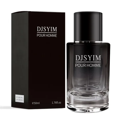 Eau de Toilette para hombre, colonia de feromona, aroma a limón y pimienta, de larga duración, 1.7 onzas, portátil