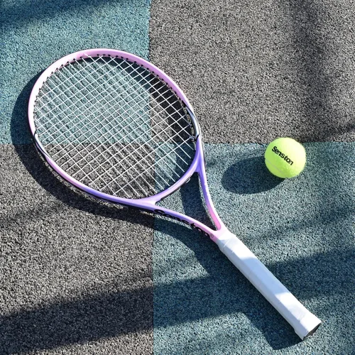 Miniatura 5 de Senston Raqueta de Tenis Junior para Niños de 19" 23" 25" para Niños Niñas Chicos Chicas Raquetas de Tenis con Funda de Raqueta Rosa