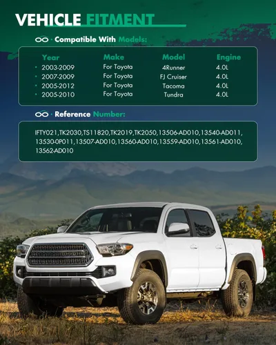 Miniatura 4 de SCITOO TKTO050 TK167 Juego de cadena de distribución del motor que reemplaza para Toyota Tacoma Tundra 4Runner FJ Cruiser 4.0L