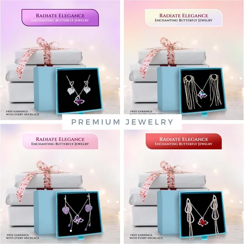 Miniatura 7 de Style Smith Butterfly Pendant Necklace - Cute Dainty necklaces for your Women, Mom, Daughter, Wife, Ladies, Teen girls, Sister, Friends, Mother