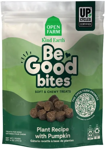 Miniatura 10 de Open Farm, Be Good Bites, golosinas suaves para entrenamiento de perros, pequeñas y masticables, hechas con ingredientes de origen ético