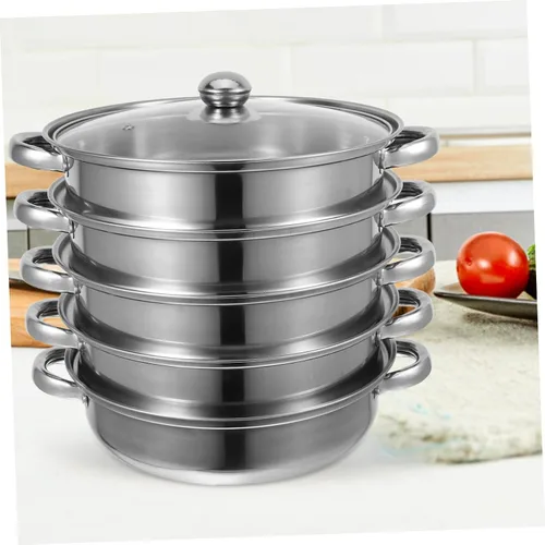 Miniatura 5 de Angoily Comida de verduras asiáticas olla grande olla de sopa grande ollas ollas juegos de ollas para cocinar accesorios de cocina olla