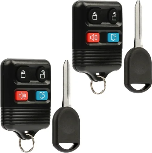 Control remoto de entrada sin llave para automóvil para Ford, Lincoln, Mercury, Mazda con llave de encendido (CWTWB1U331 GQ43VT11T CWTWB1U345