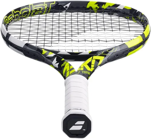 Miniatura 4 de Babolat Raqueta de tenis Pure Aero Team (7ª generación) ensartada con intestino Syn de 0.56 oz a tensión de rango medio
