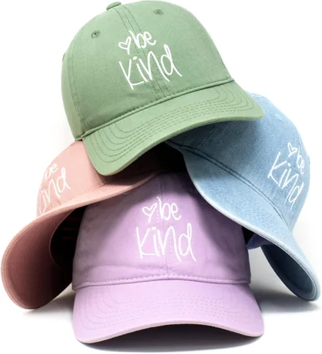 Miniatura 3 de CHOK.LIDS Be Kind Trendy - Gorra de béisbol para mujer, unisex, de algodón, estilo polo, divertida, de temporada, para viajes al aire libre