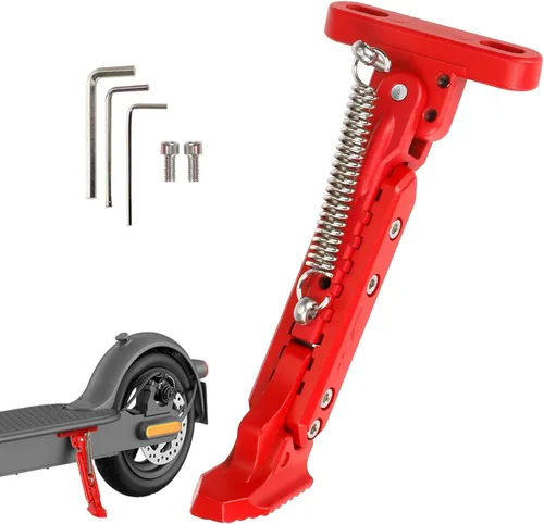 Miniatura 7 de ulip Patinetes eléctricos Soporte de estacionamiento ajustable Accesorios de repuesto para Gotrax G4 Hiboy S2 Pro Xiaomi M365 1S Pro Pro2 MI3 Negro