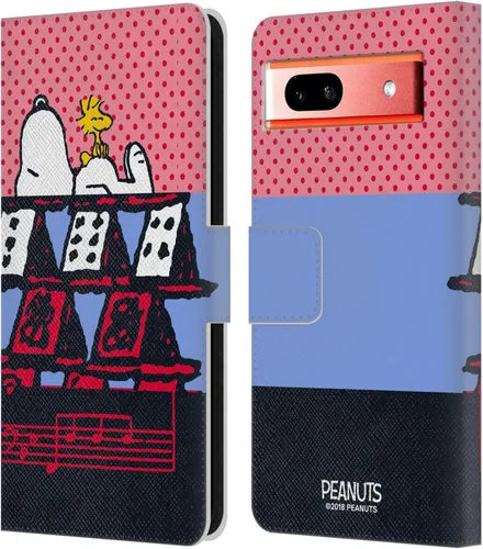 Miniatura 54 de Head Case Designs Officially Licensed Peanuts Snoopy & Woodstock 2 Halfs and Laughs Leather Wallet Case Compatible with Google Pixel 8 Snoopy