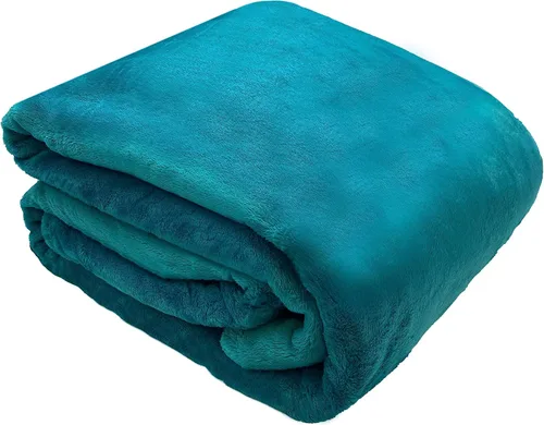 Miniatura 21 de Comfort Lab Manta de franela de felpa, suave, ligera, manta de forro polar para regalo, para sofá, cama y decoración del hogar, manta de forro polar