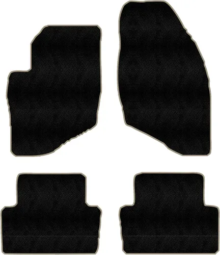 Alfombrillas delanteras y traseras de ajuste personalizado, color negro, compatibles con Volvo S60 2009 2008 2007 2006 2005 2004 2003 2002 2001 |