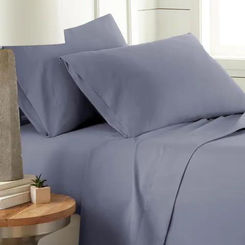 Miniatura 20 de Southshore Fine Living, Inc. Juego de ropa de cama de microfibra de 4 piezas, juego de sábanas tamaño Queen, sábana bajera ajustable de 14 pulgadas