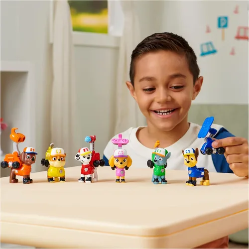 Miniatura 7 de Paw Patrol, Big Truck Pups Marshall Figura de Acción con Dron de Rescate con Clip, Vaina del Centro de Comando y Amigo Animal, Juguetes para Niños