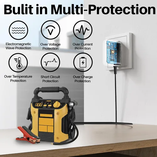 Miniatura 5 de Cable de alimentación de 12V CC para cargador de batería de arranque de EverStart Maxx Compatible con Ever Start Max J7CCE J7CE 800A 800 pico