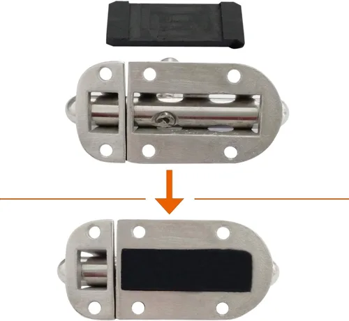 Miniatura 4 de Marine 316 - Pestillo de casillero de acero inoxidable resistente de 2-3/8 pulgadas para ventana de barco marino, puerta, escotilla, gabinete