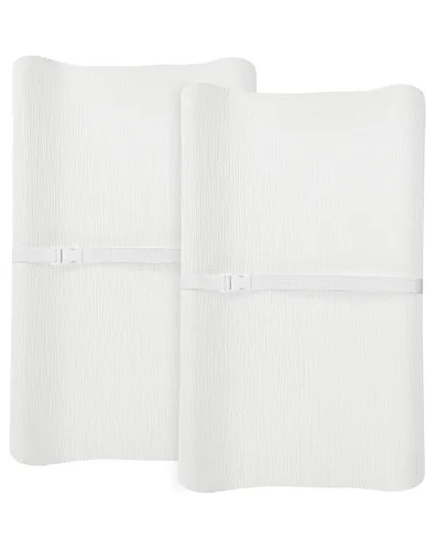 Miniatura 18 de Juego de 2 fundas para cambiador para bebé niño y niña, fundas de muselina para cambiador con estilo bohemio, ropa de cama neutra para guardería