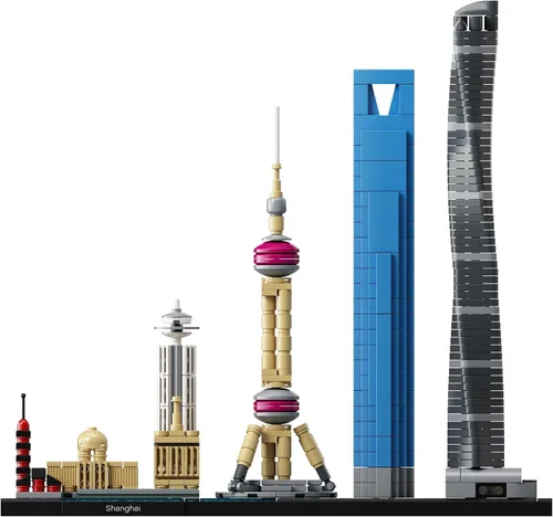 Miniatura 2 de Kit para construir LEGO Architecture de Shanghái 21039, 597 piezas