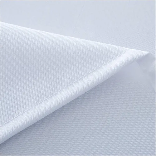 Miniatura 6 de GRFIT Mantel de color sólido blanco mantel de mesa de moda para comedor, mantel liso para mesa rectangular (color blanco, tamaño: 35.4 x 82.7 in)