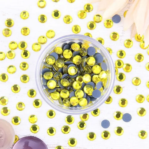 Miniatura 56 de Estrás para aplicar con calor - 6SS, 10SS, 16SS, 20SS, 30SS - 32 colores Iron-on hotfix rhinestones - add brilliant sparkle to apparel, denim