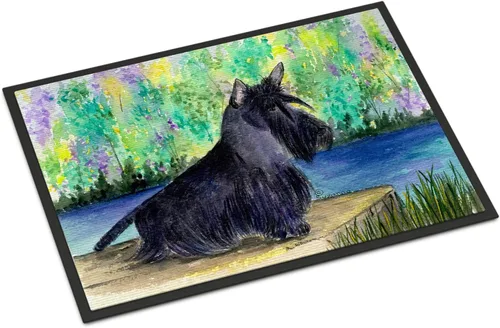 Miniatura 33 de Caroline's Treasures SS8220MAT - Felpudo afgano de 18 x 27 pulgadas, para interiores y exteriores, para entrada, antideslizante, lavable, de pelo