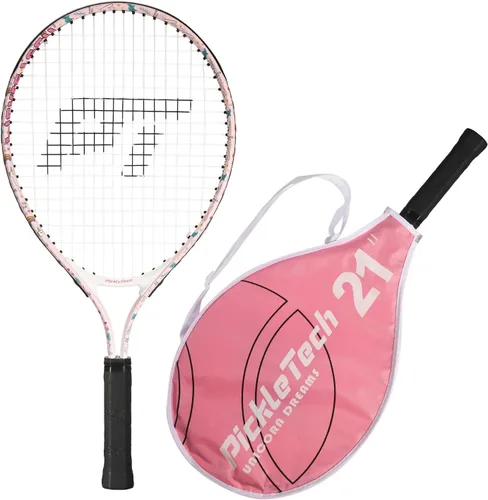 Miniatura 11 de PICKLETECH Kids Tennis Racket for Junior Toddlers Starter Kit 17-25" Tennis Racquet for Girls and Boys with Carry Bag, Lightweight for Beginners Rosa